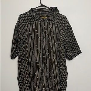 Silk Patterned Button Up